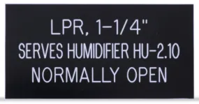 Plastic Engraved Nameplates & Signs