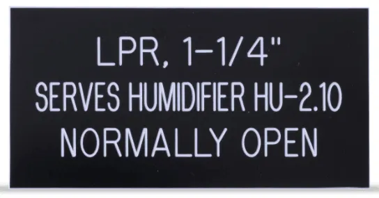 Plastic Engraved Nameplates & Signs