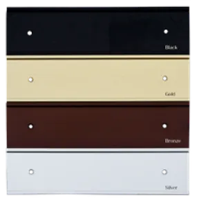 Plastic Stall Plate with Metal Holder