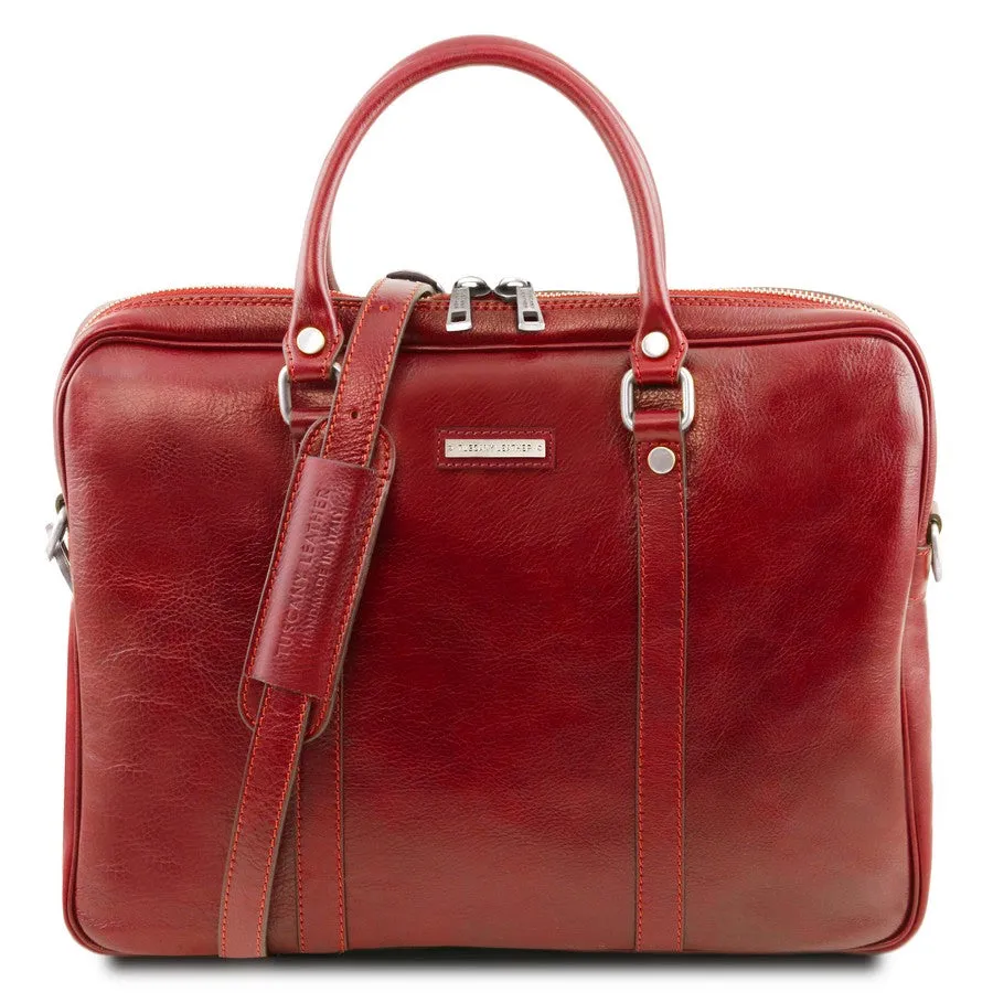 Prato Laptop Case Leather