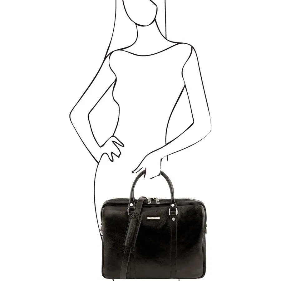 Prato Laptop Case Leather
