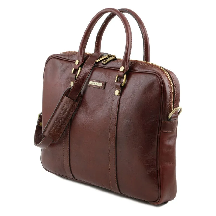 Prato Laptop Case Leather