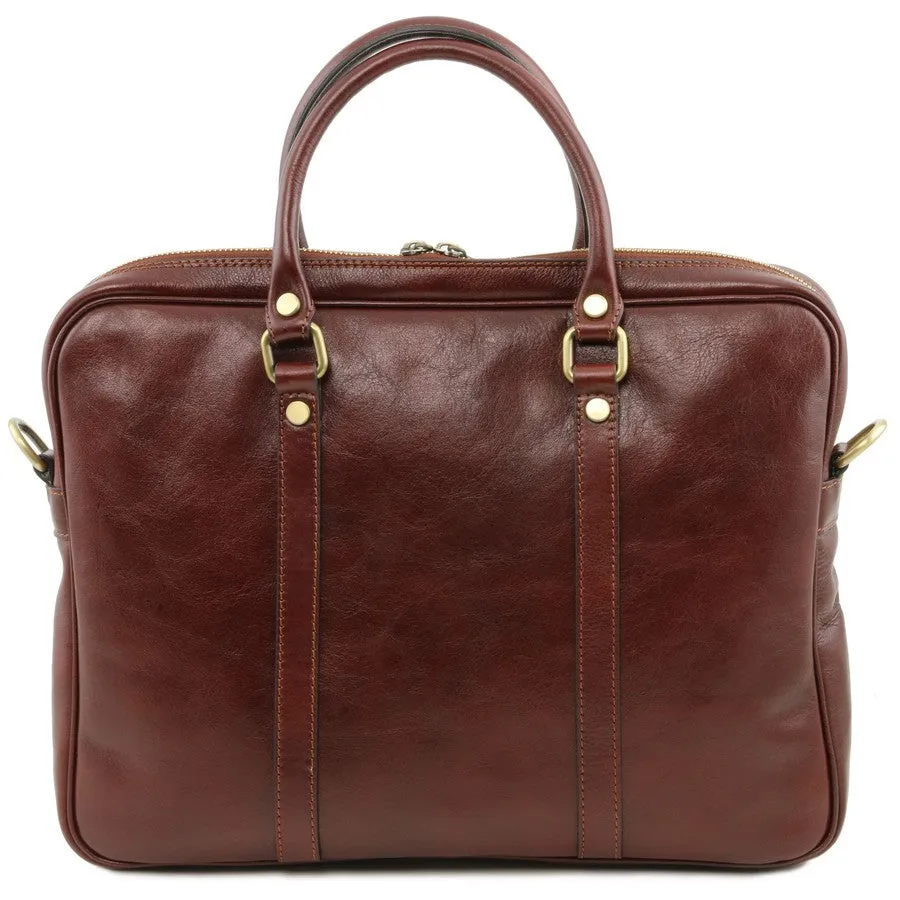 Prato Laptop Case Leather