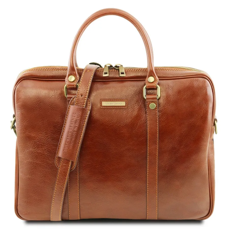 Prato Laptop Case Leather