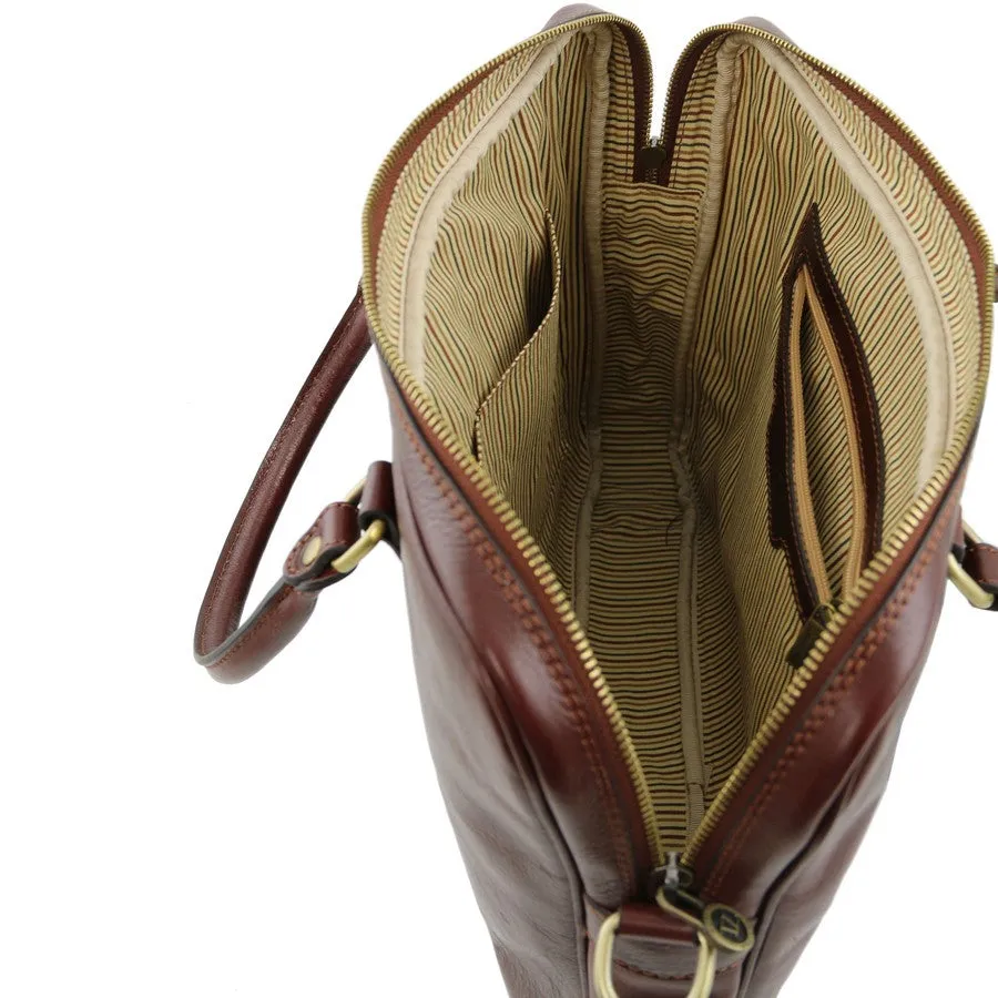 Prato Laptop Case Leather