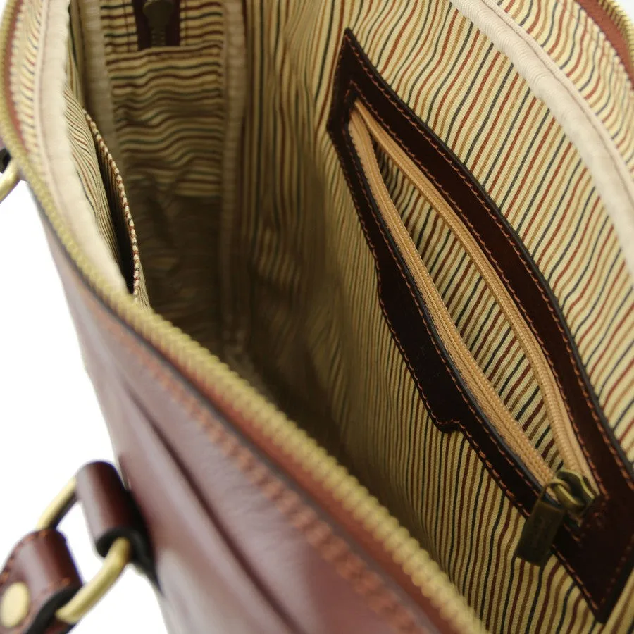 Prato Laptop Case Leather