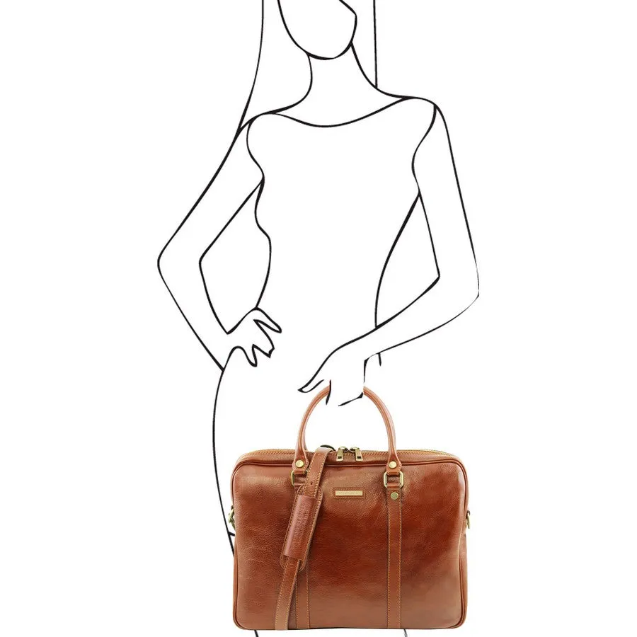Prato Laptop Case Leather
