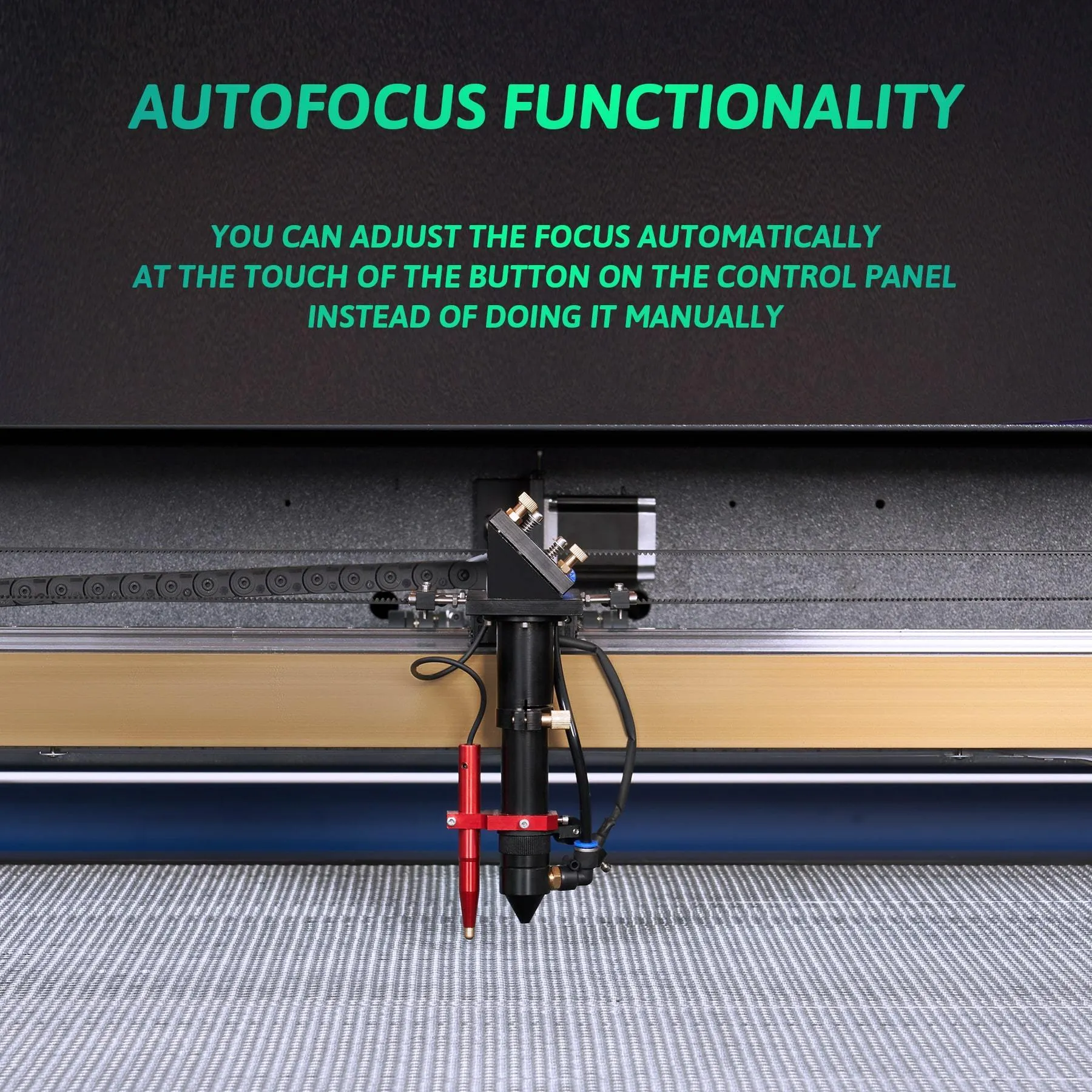 Pre-Owned AF3555-130 - 130W CO2 Laser Engraver Cutting Machine with 35” x 55” Working Area (with Auto Focus)