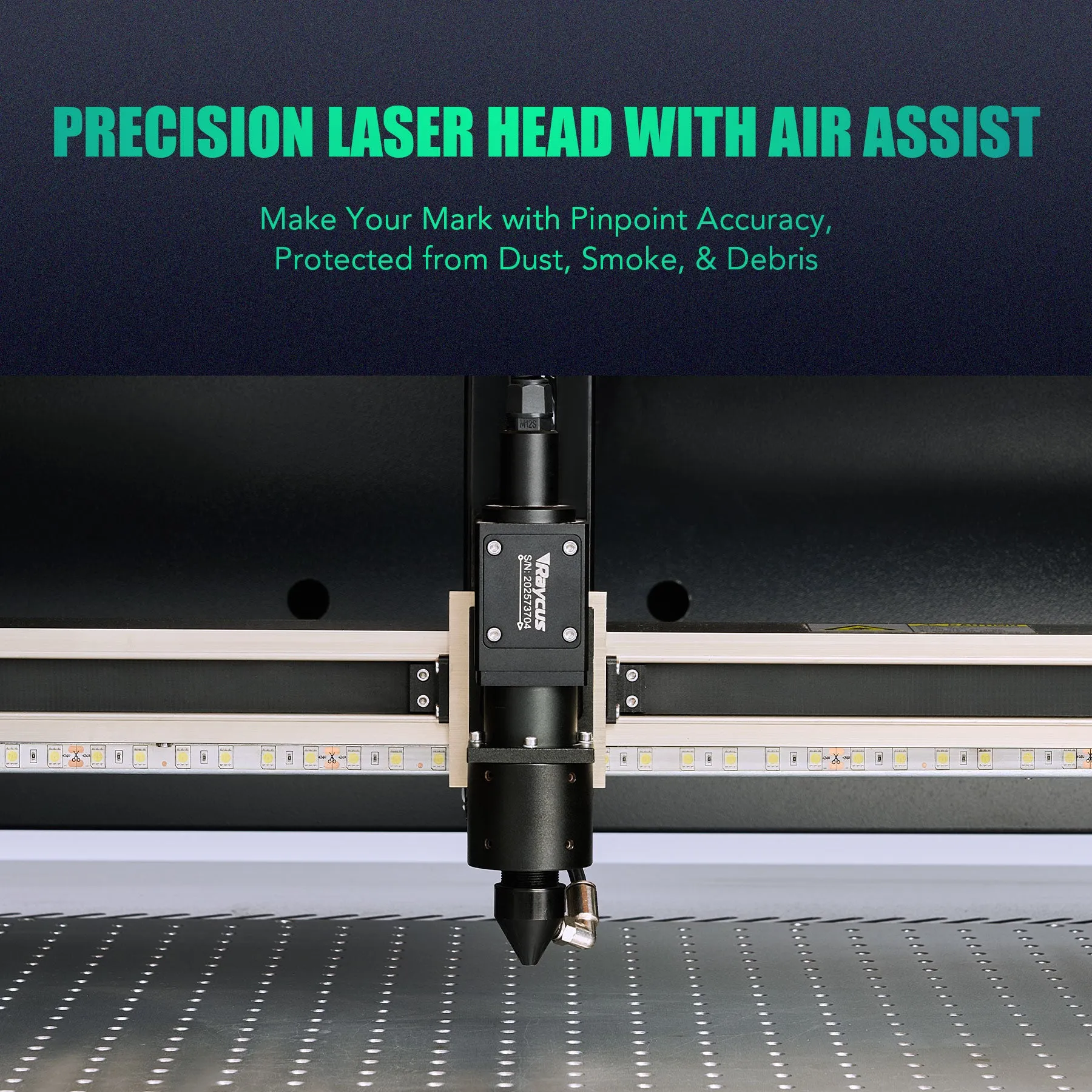 Pre-Owned FM2435-30 - 30W Fiber Laser Engraver Machine with 24" x 35" Working Area & Autolift Ruida Controller