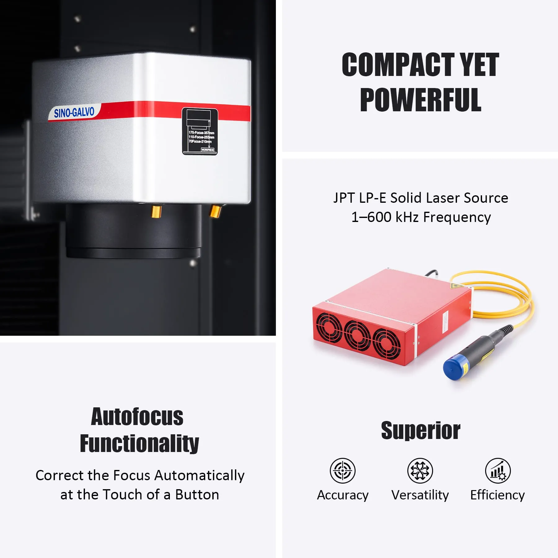 Pre-Owned FM4343-30E - 30W Enclosed Fiber Laser Engraver with Autofocus Red Dot Pointer