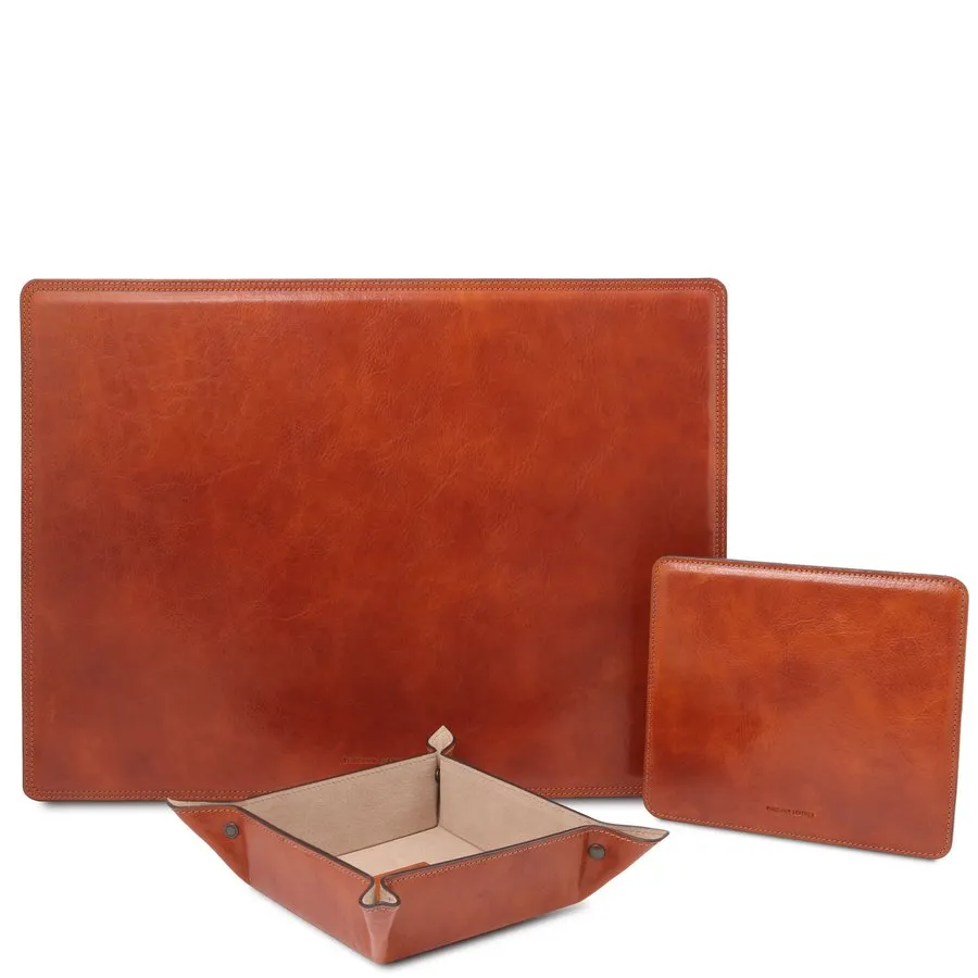 Premium Office Set - Luxury Leather Desk Set