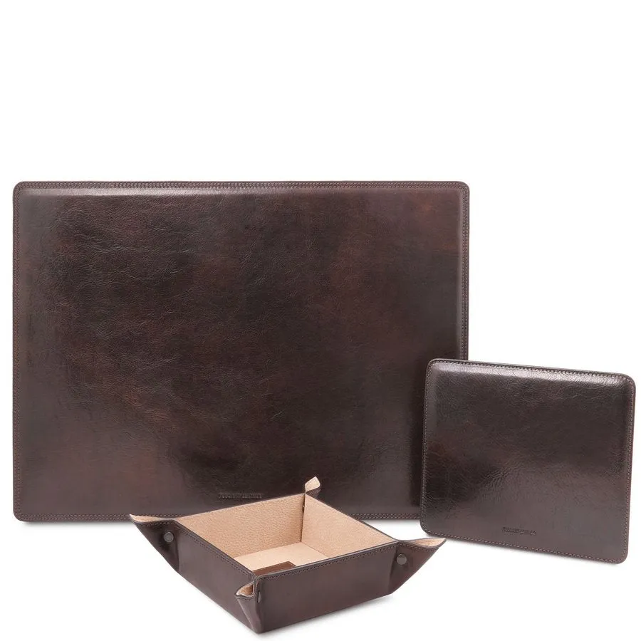 Premium Office Set - Luxury Leather Desk Set