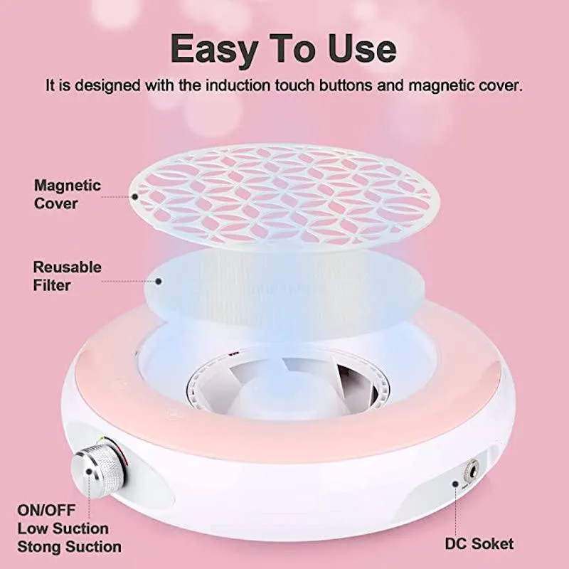 Professional Nail Dust Collector - Portable