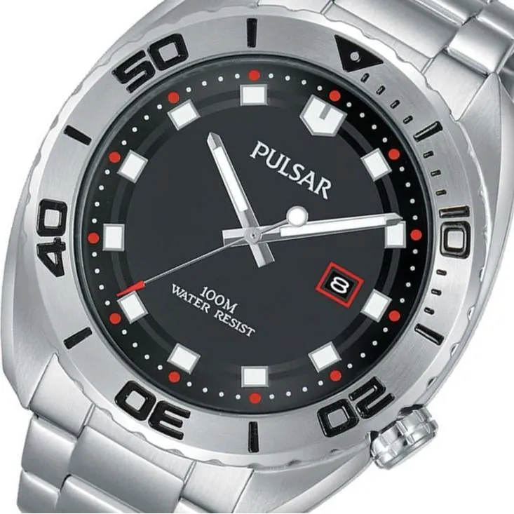 Pulsar Sports Stainless Steel Men's Watch -  PG8279X