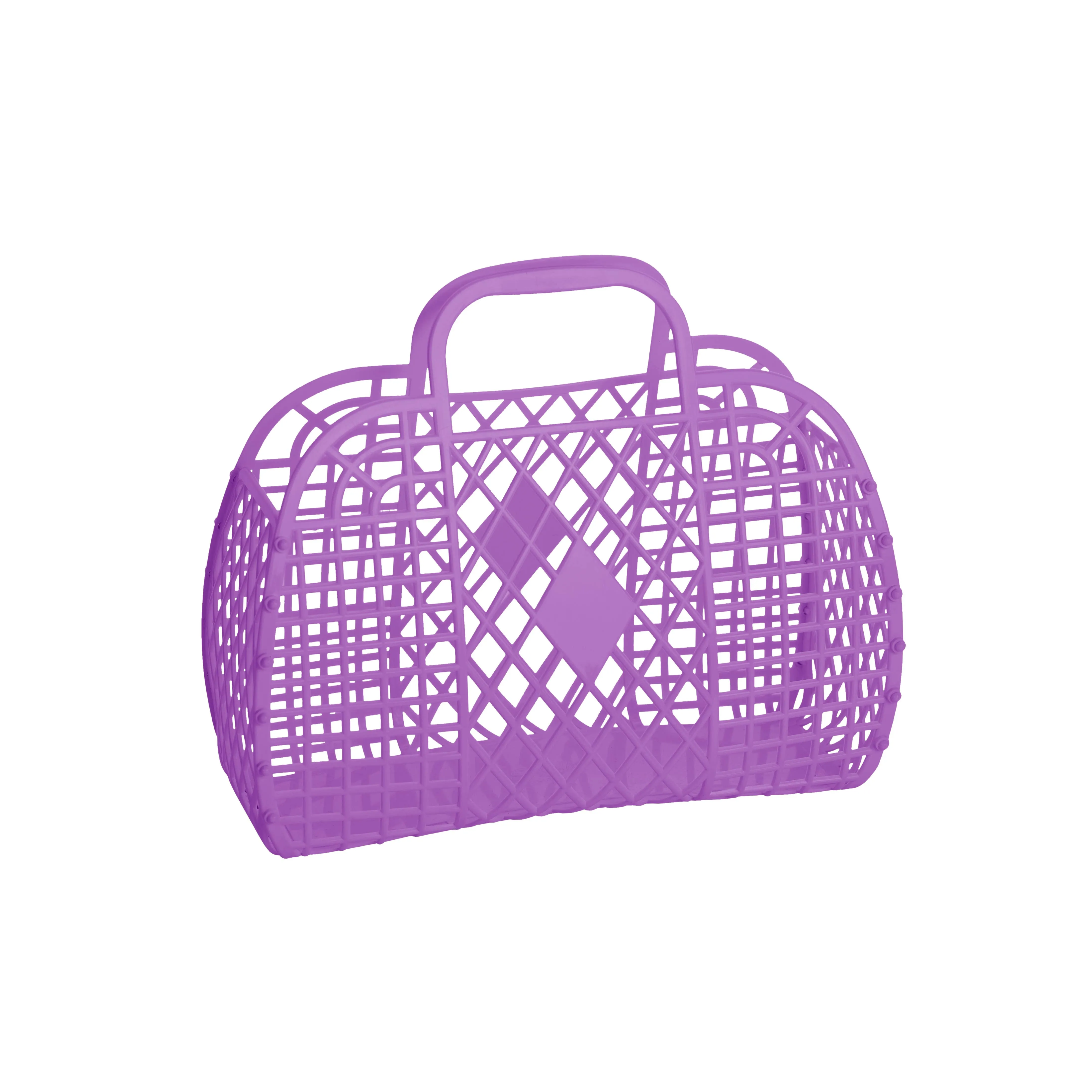 Retro Basket Jelly Bag - Small: Latte