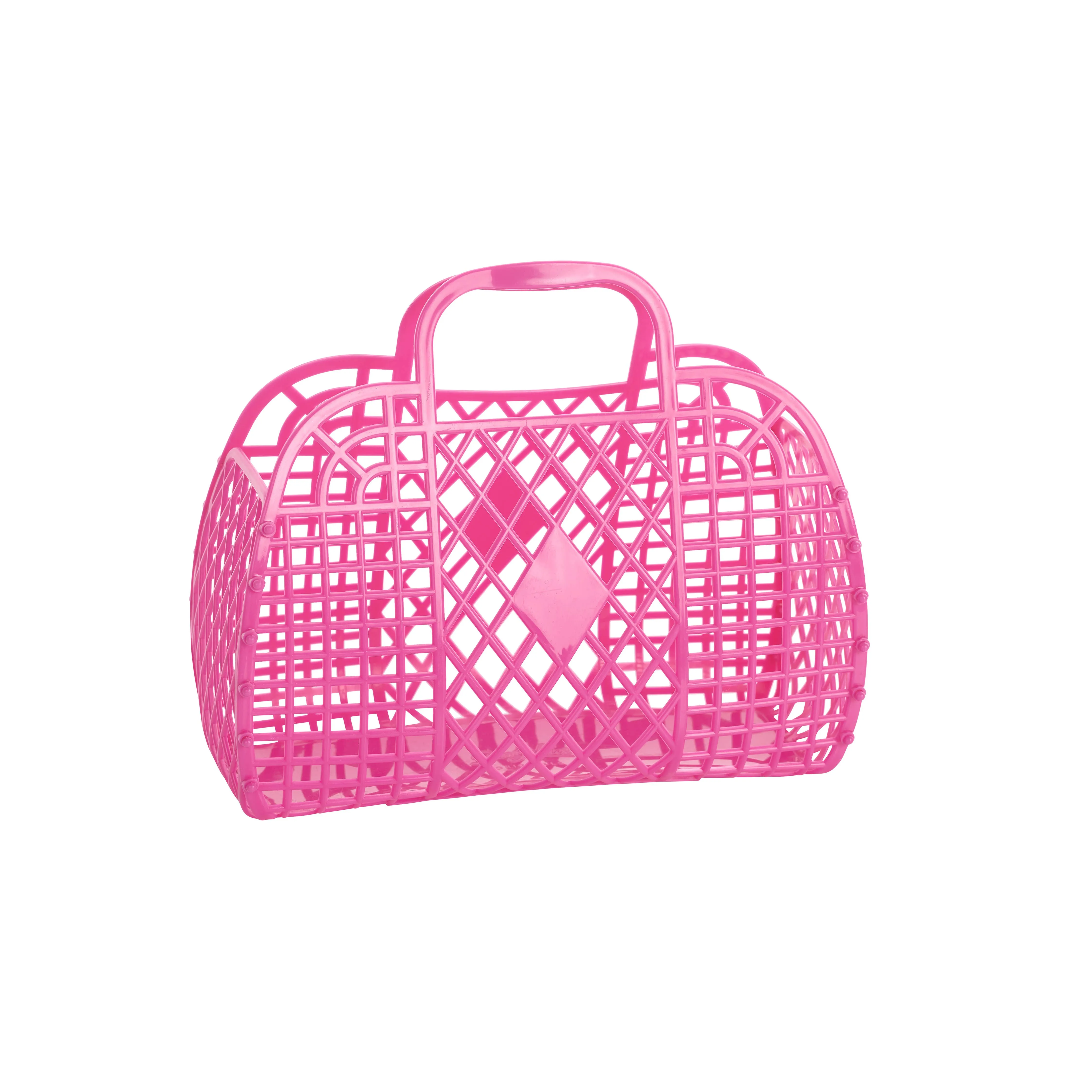 Retro Basket Jelly Bag - Small: Latte