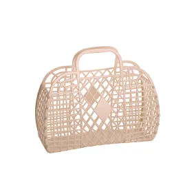 Retro Basket Jelly Bag - Small: Latte