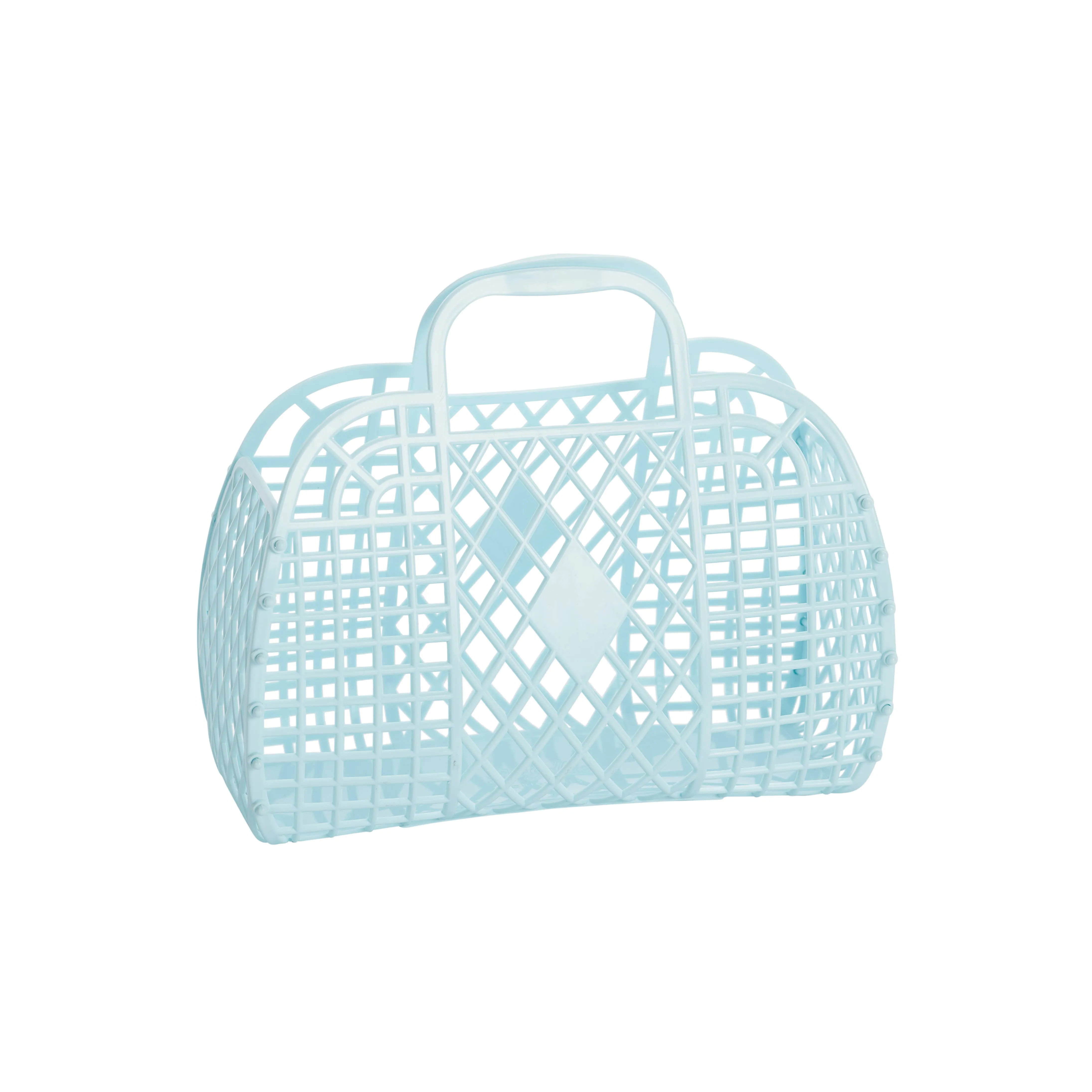 Retro Basket Jelly Bag - Small: Latte