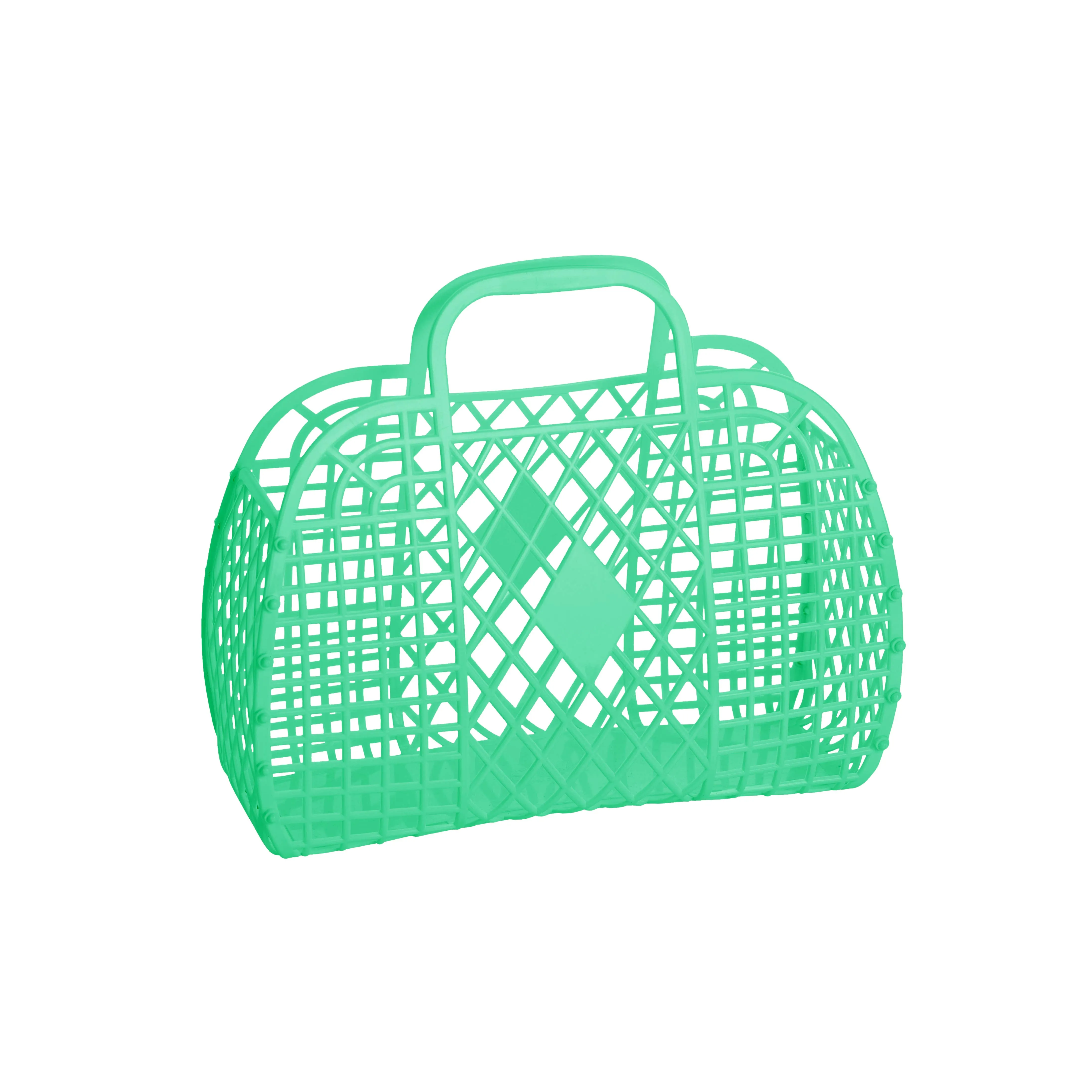 Retro Basket Jelly Bag - Small: Latte