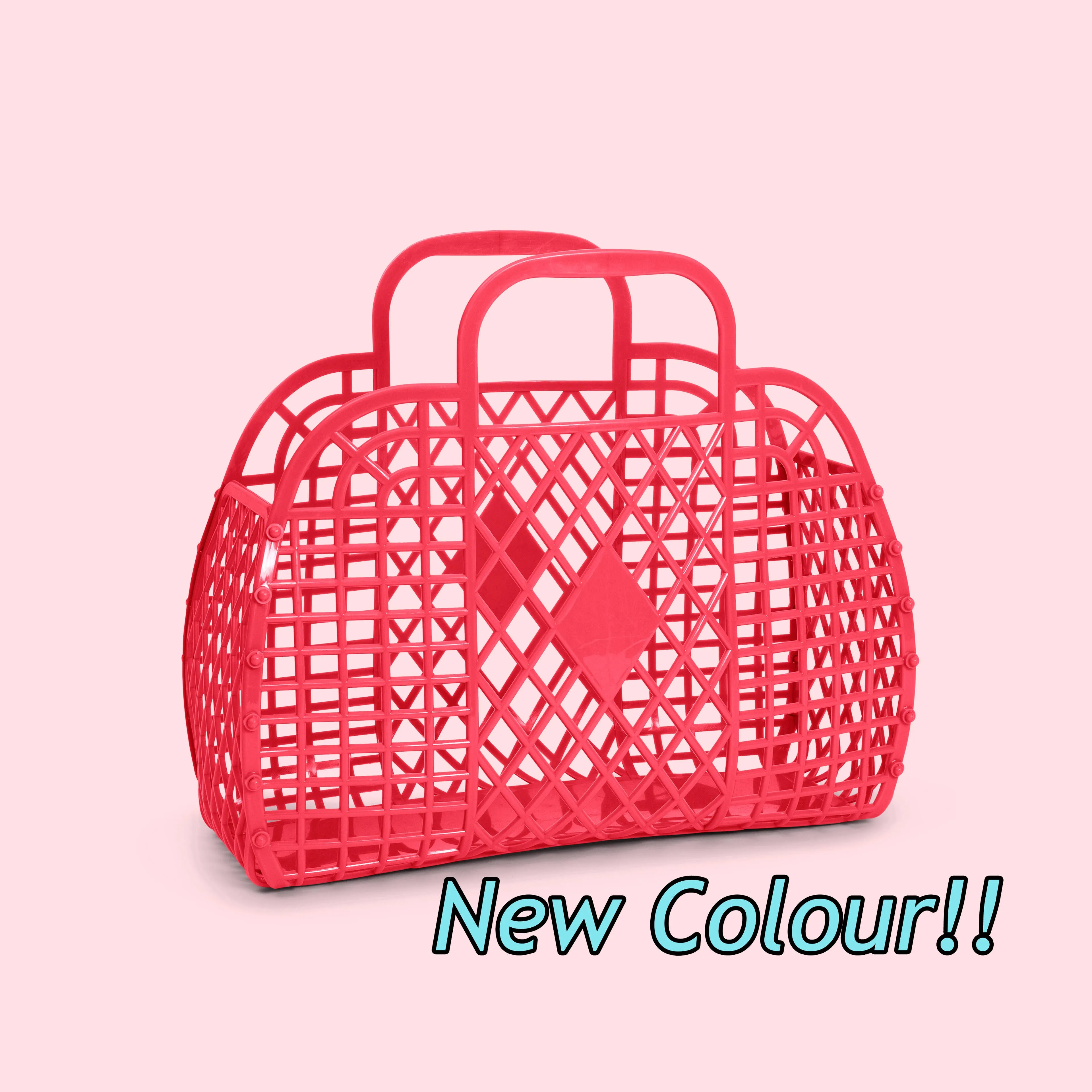 Retro Basket Jelly Bag - Small: Latte