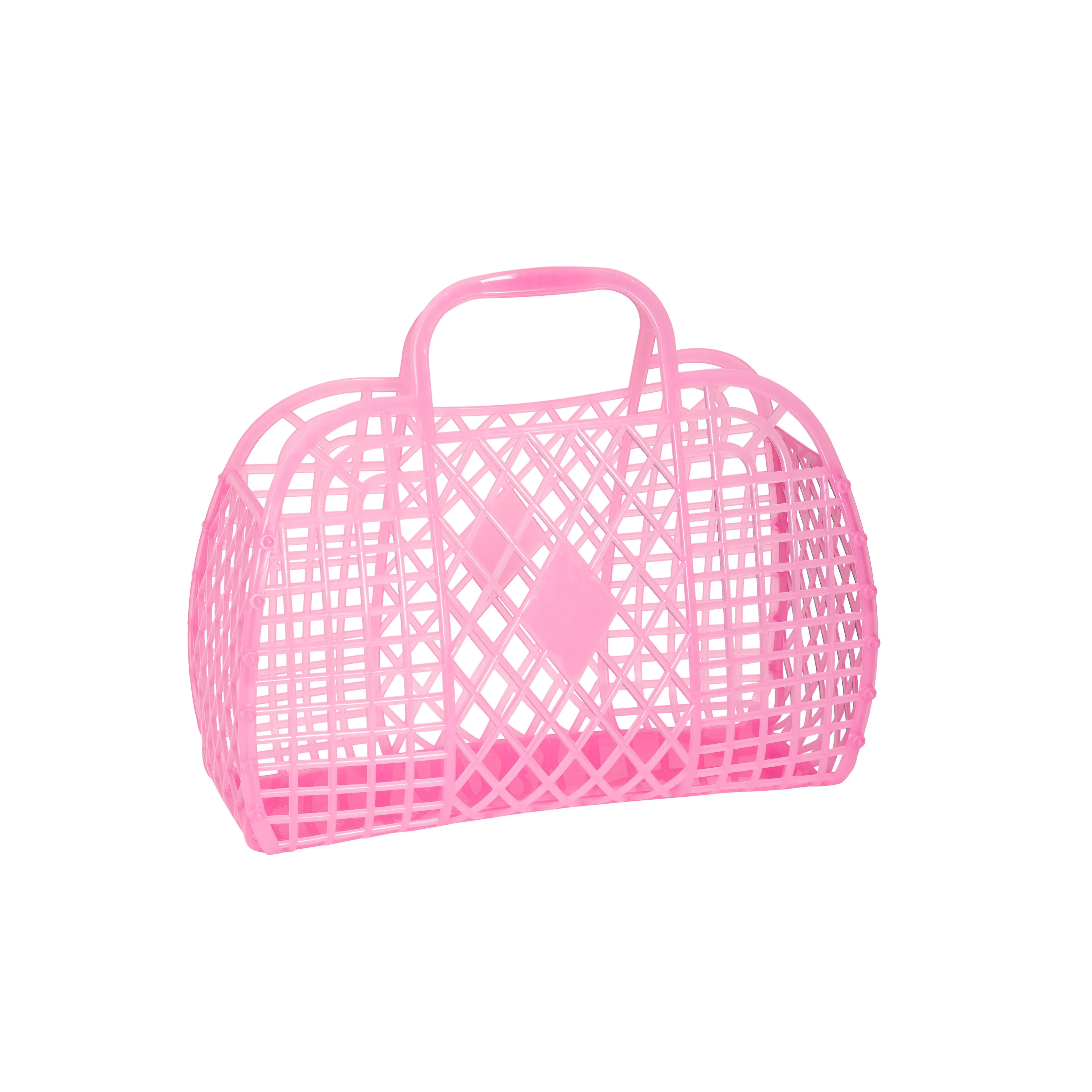Retro Basket Jelly Bag - Small: Latte