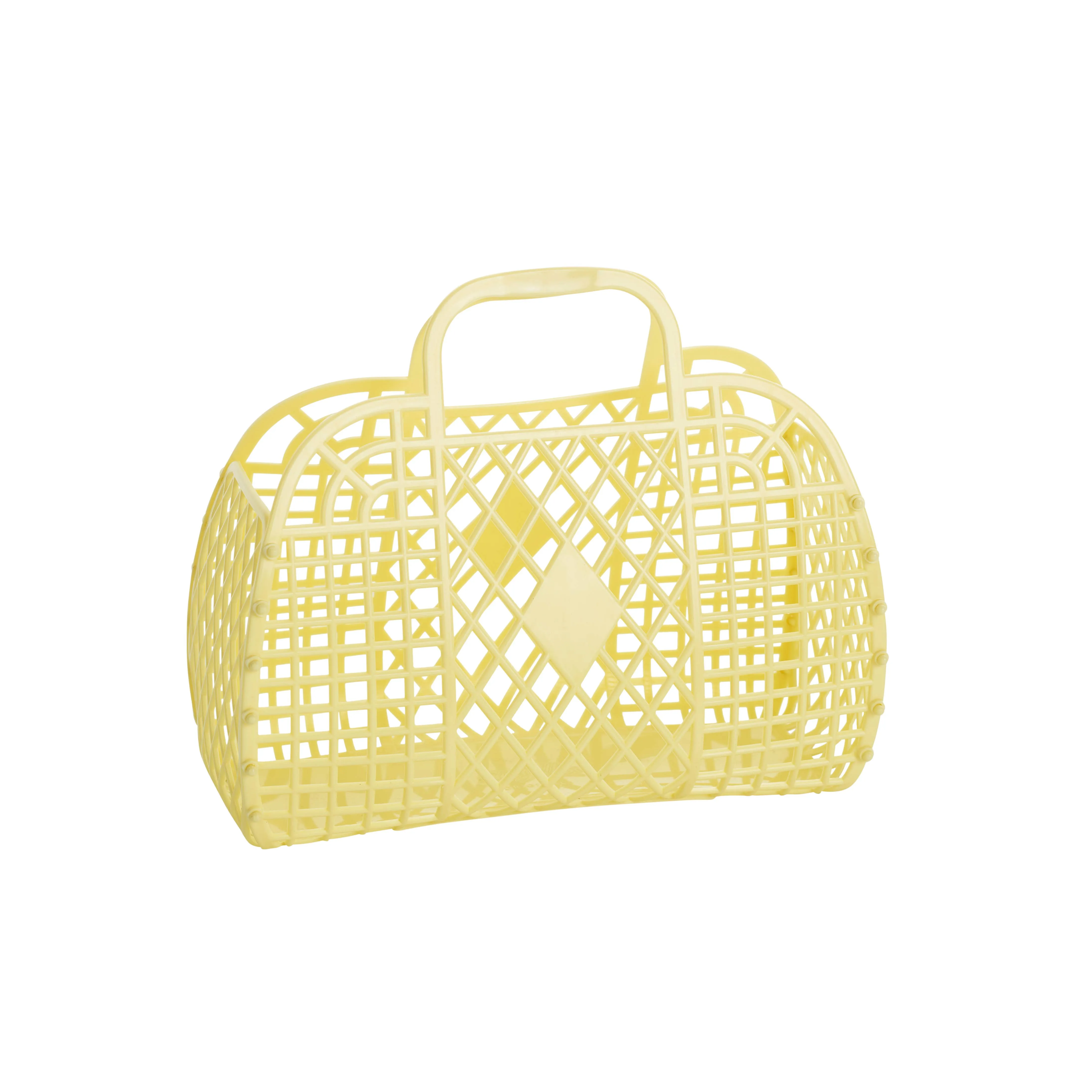 Retro Basket Jelly Bag - Small: Latte