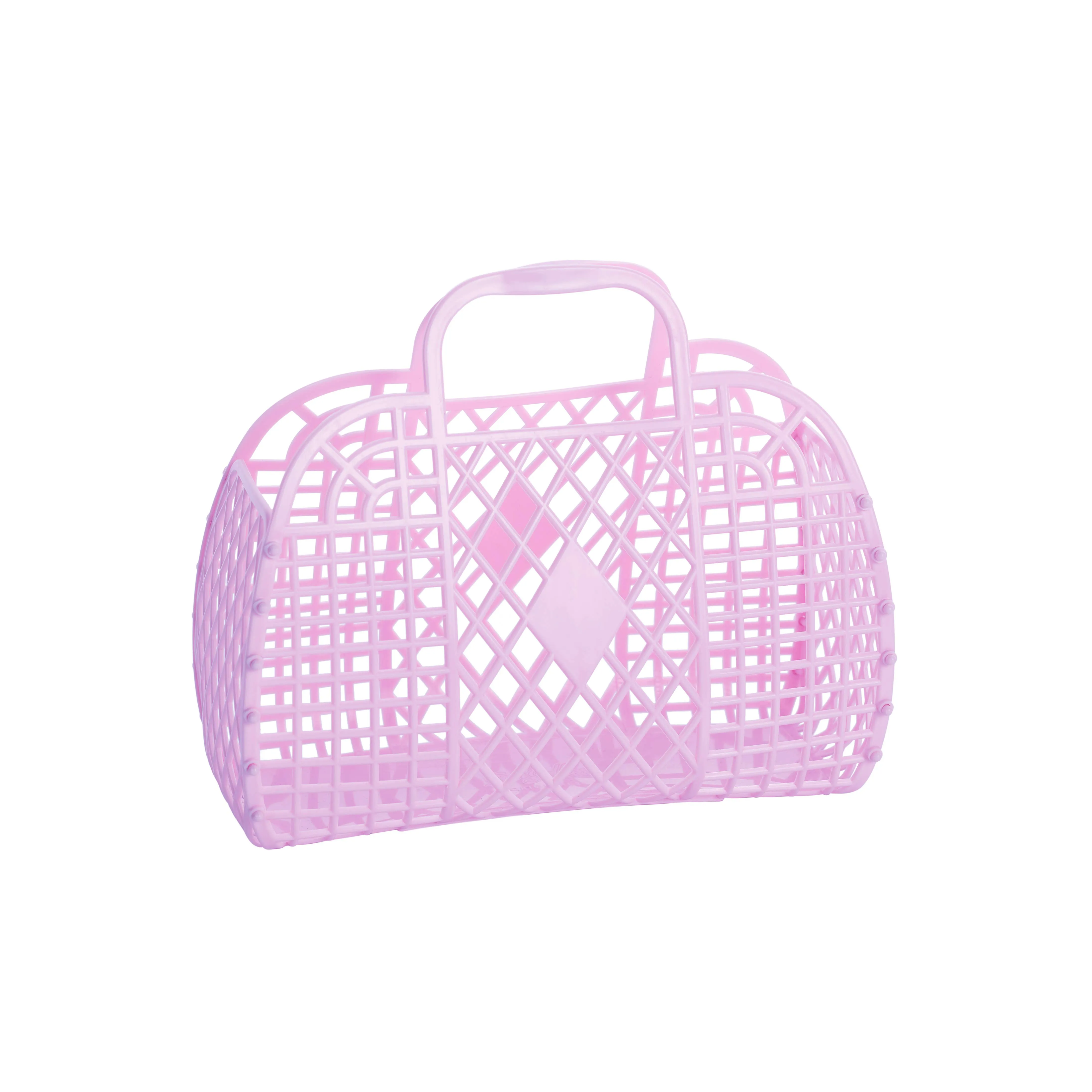 Retro Basket Jelly Bag - Small: Latte