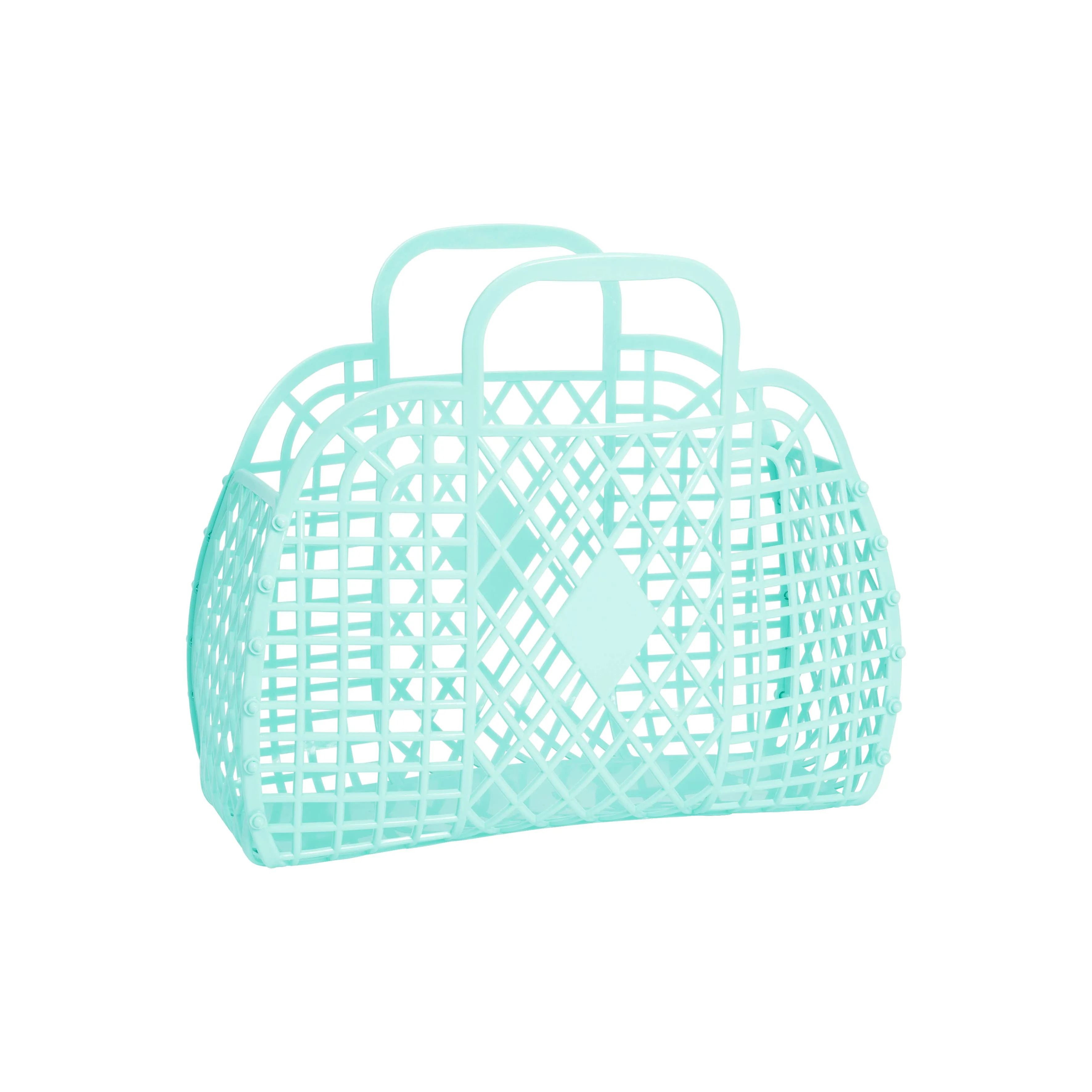 Retro Basket Jelly Bag - Small: Latte