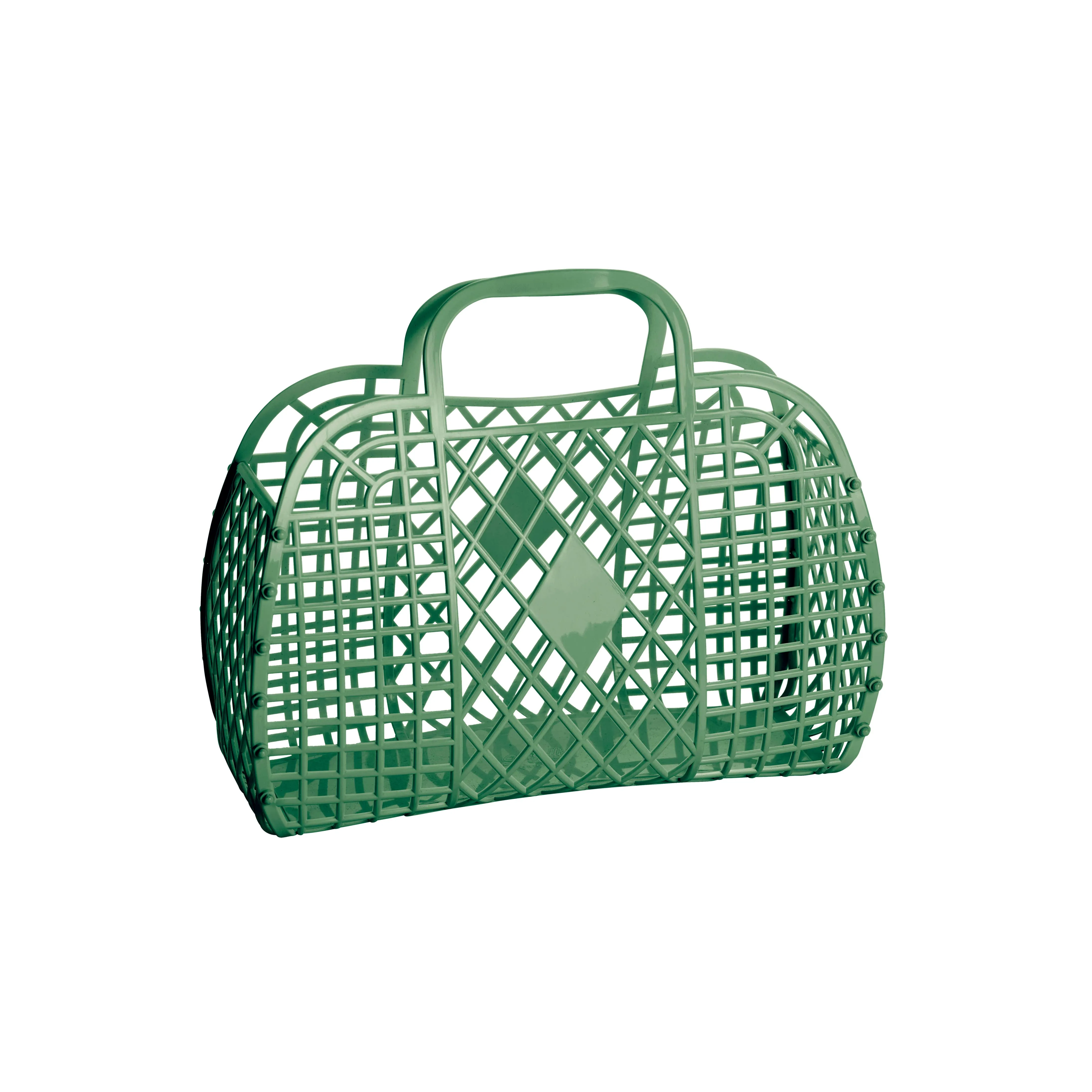 Retro Basket Jelly Bag - Small: Latte