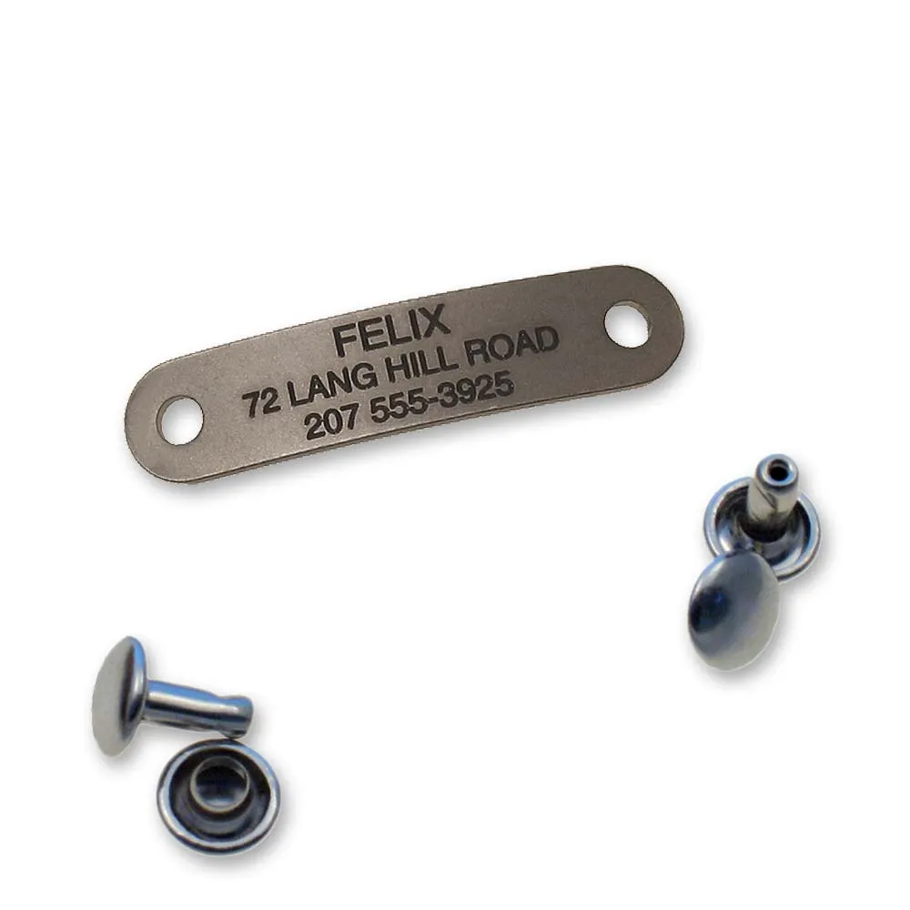 Rivet-On Dog and Cat Tags