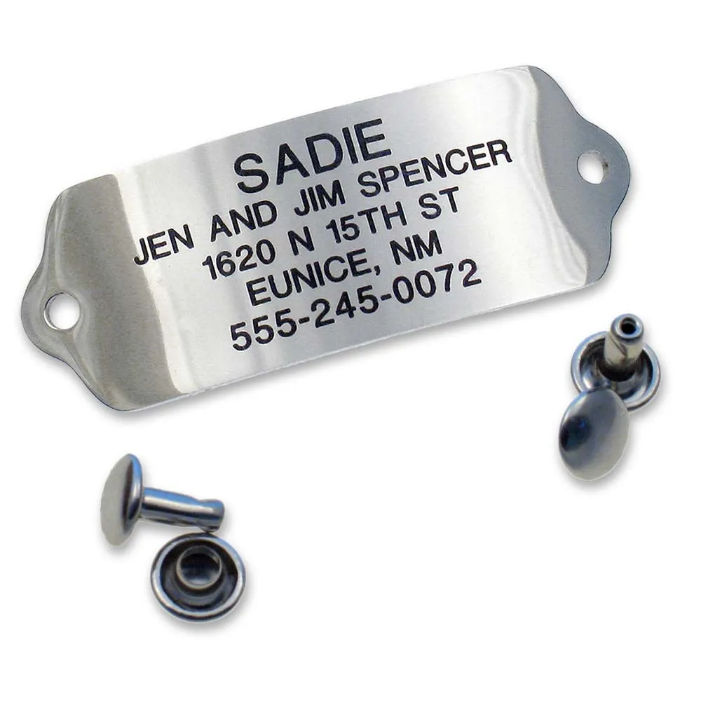 Rivet-On Dog and Cat Tags
