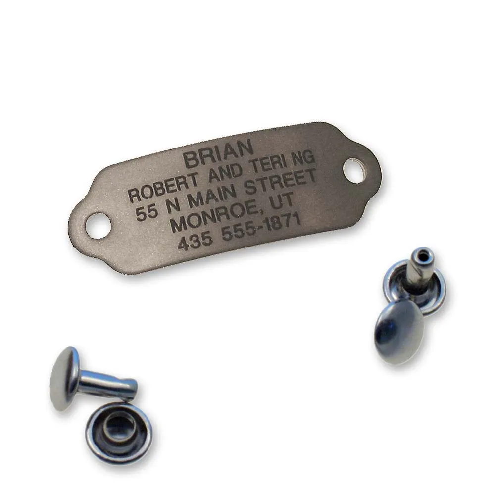 Rivet-On Dog and Cat Tags