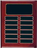 Rosewood Piano Finish 12 Plate Perpetual Plaque