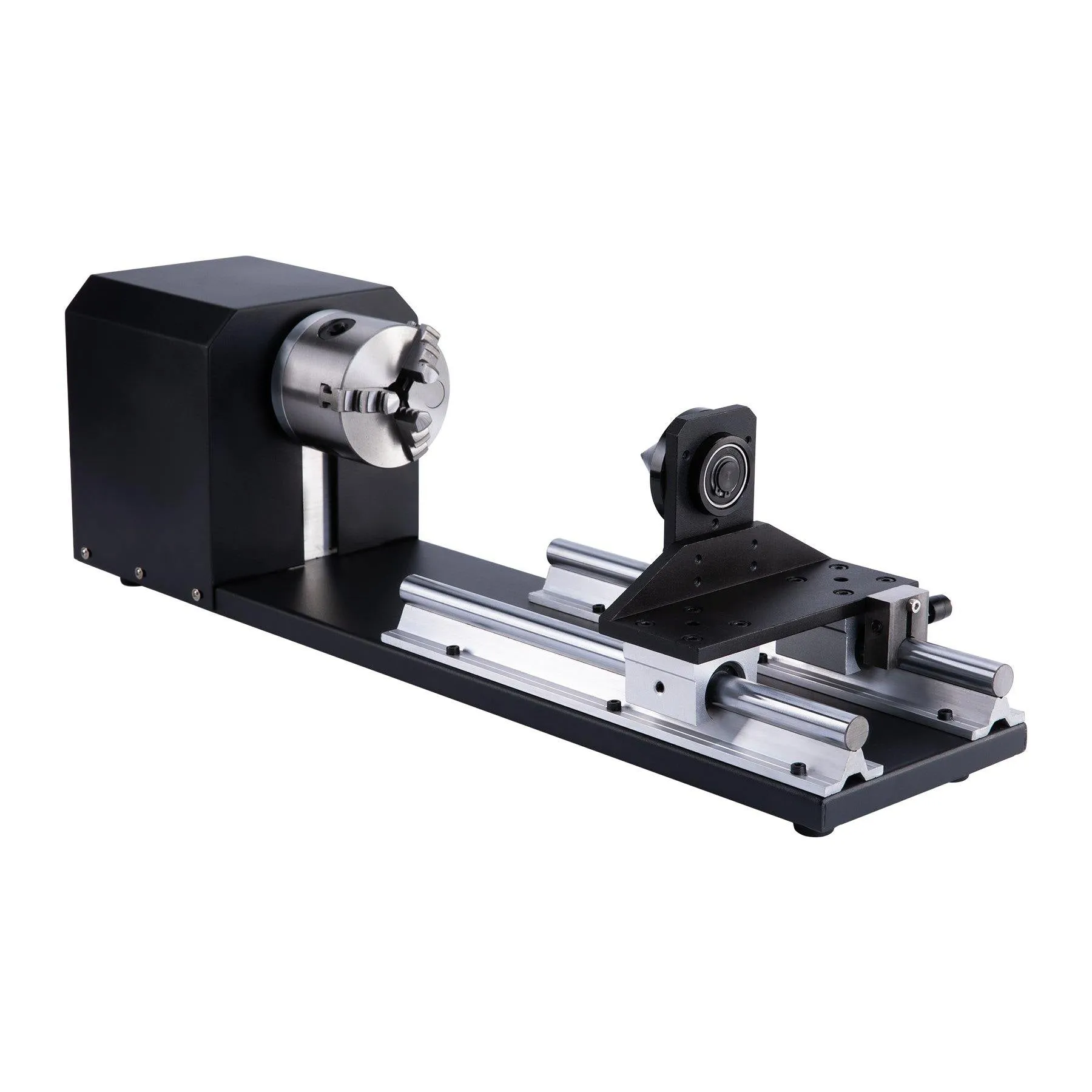 Rotary Axis with Jaw Chuck for 50W-100W CO2 Laser Engraver Cutting Machine