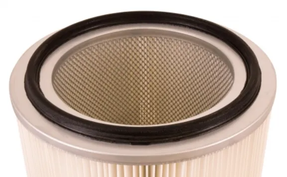 Round 12.8in x 26in Open/Closed Dust Collector Cartridge, Spunbond Polyester w/ PTFE Membrane