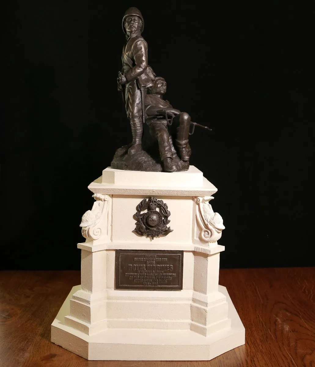 Royal Marines Graspan Memorial, The Mall, London - B77k