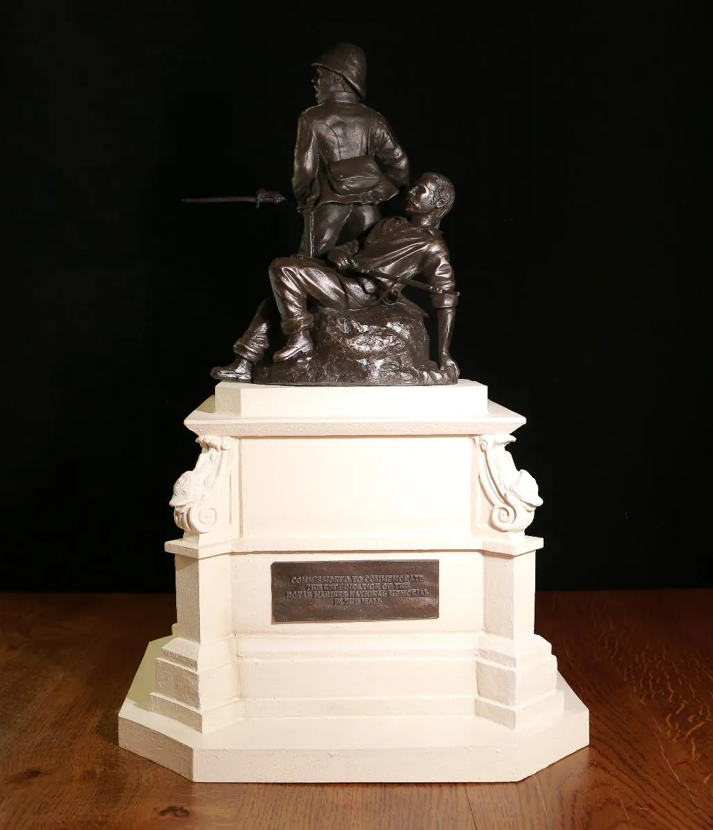Royal Marines Graspan Memorial, The Mall, London - B77k
