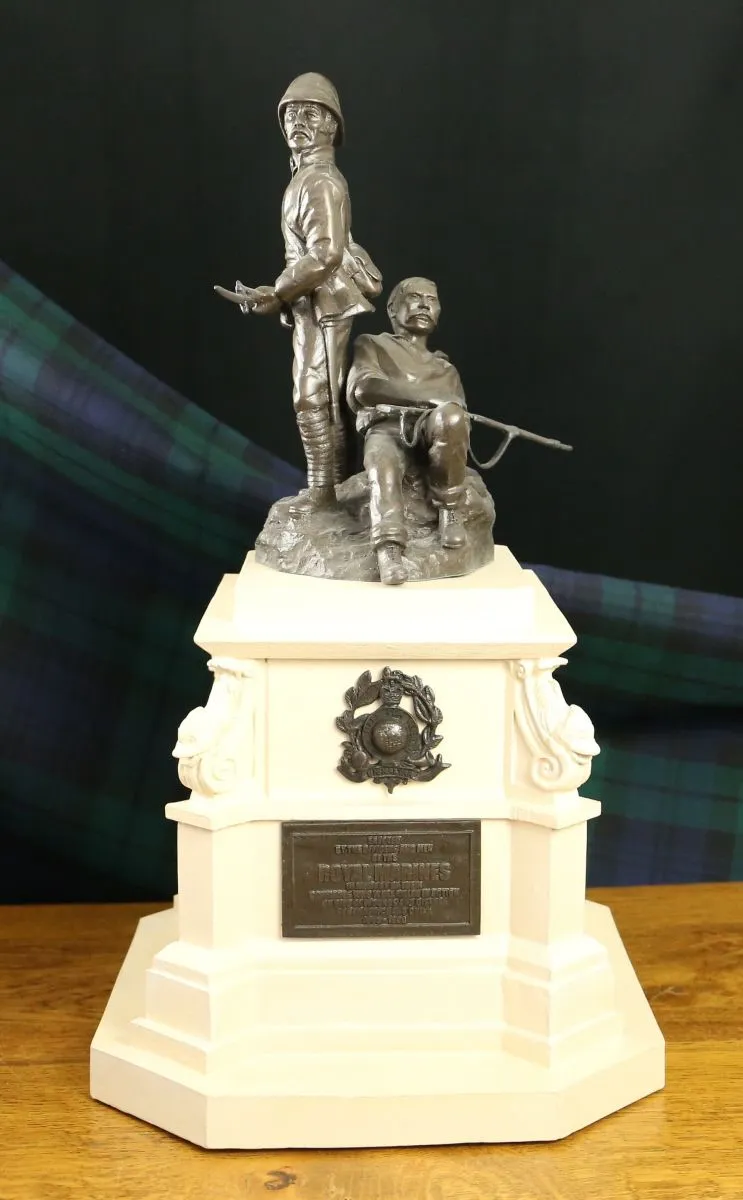 Royal Marines Graspan Memorial, The Mall, London - B77k