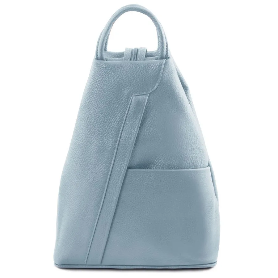 Shanghai Leather Backpack For Women
