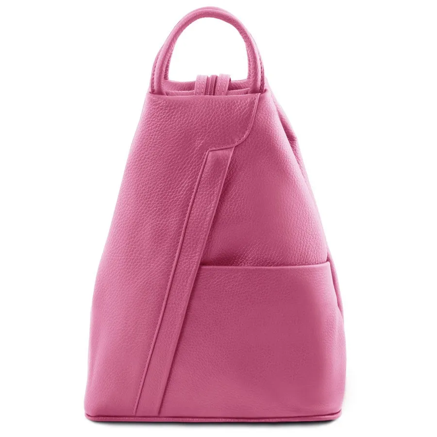 Shanghai Leather Backpack For Women