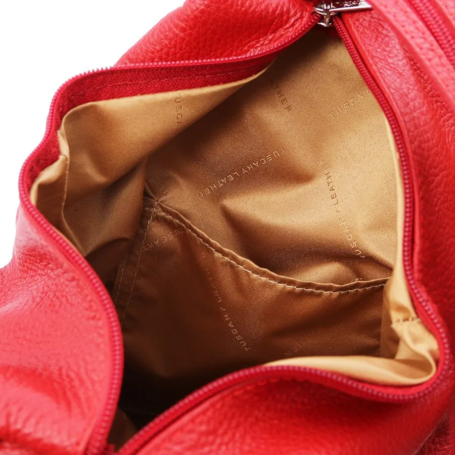 Shanghai Leather Backpack For Women