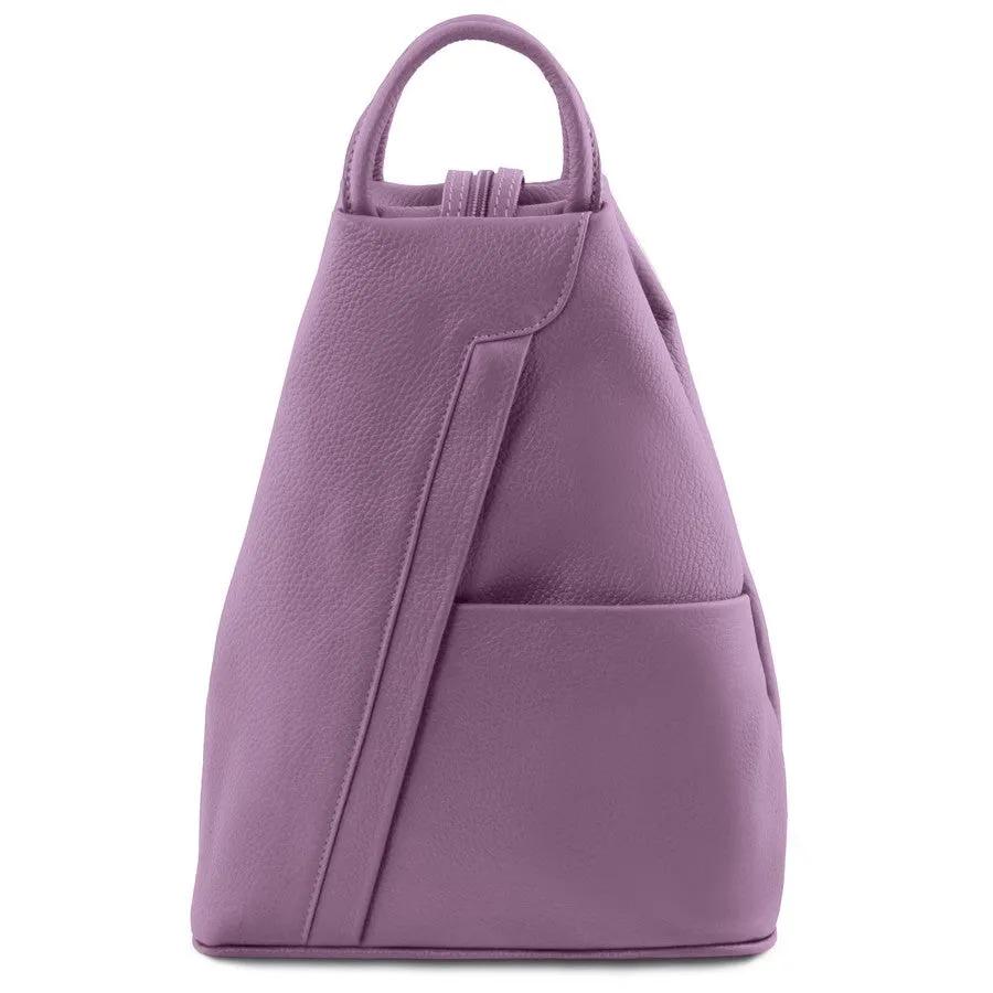 Shanghai Leather Backpack For Women