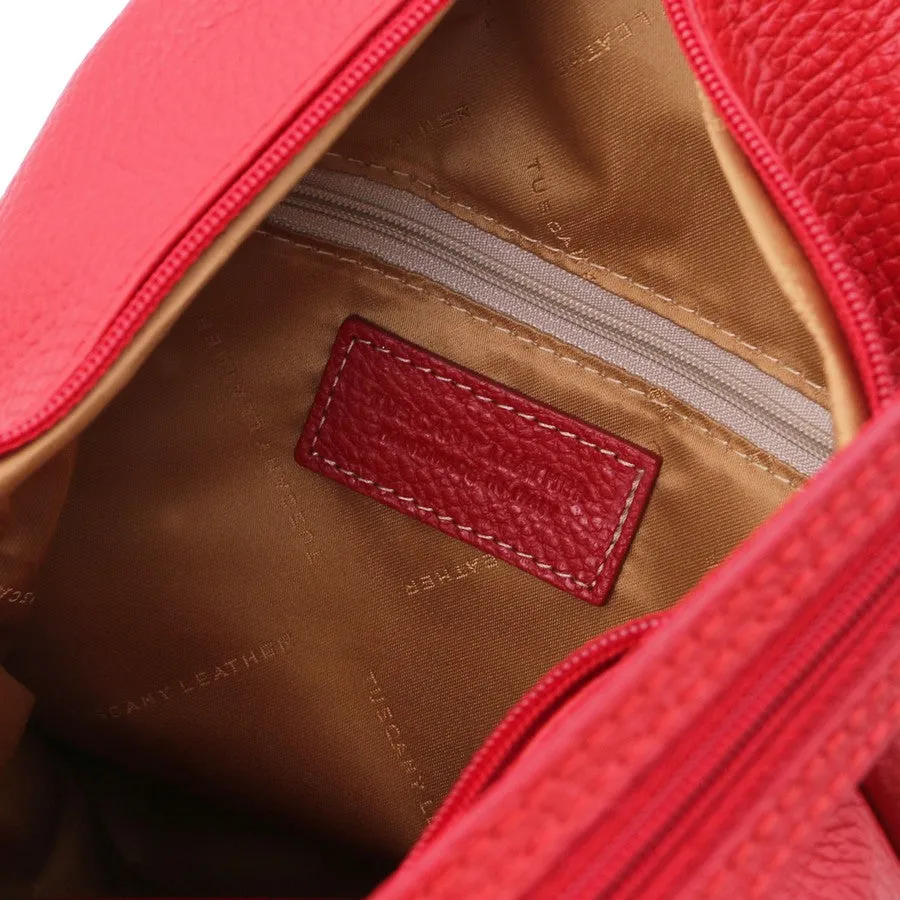 Shanghai Leather Backpack For Women