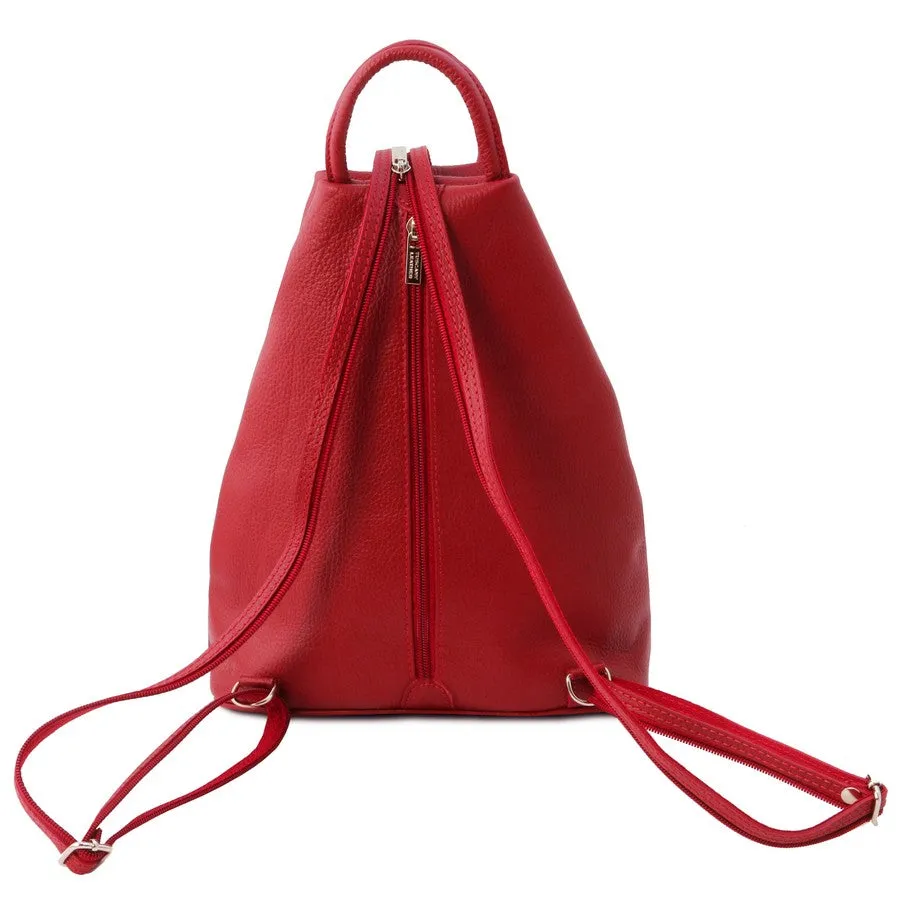 Shanghai Leather Backpack For Women