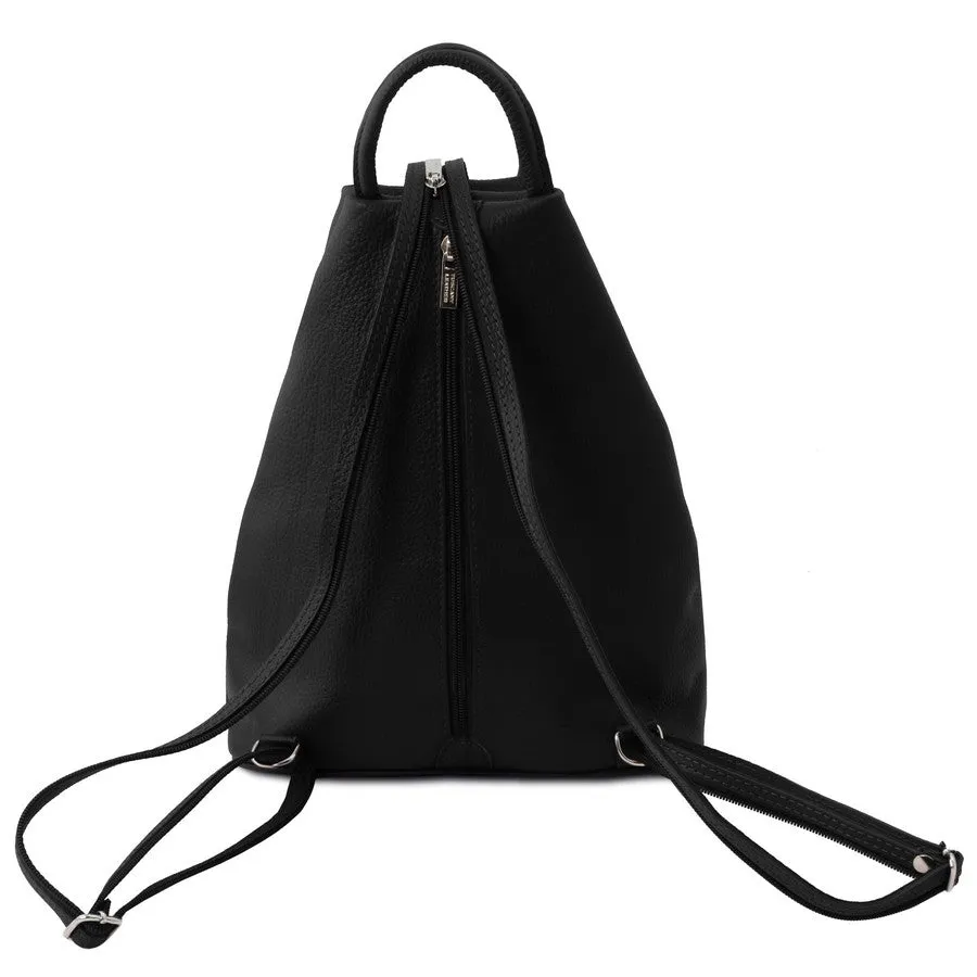 Shanghai Leather Backpack For Women