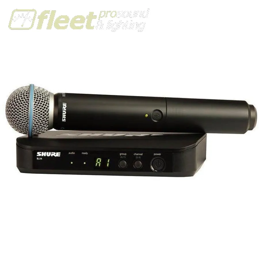 Shure BLX24/B58 Handheld Wireless Beta58A Microphone System