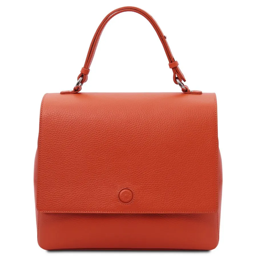 Silene Leather Handbag Backpack Convertible