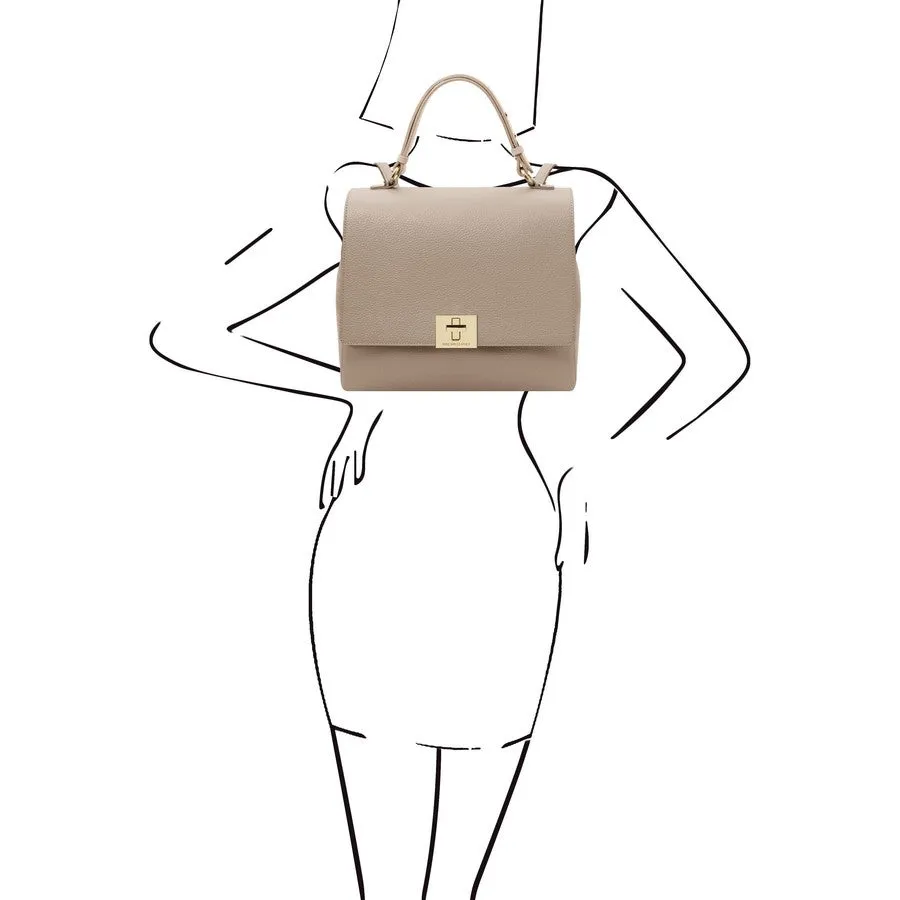 Silene Leather Handbag Backpack Convertible