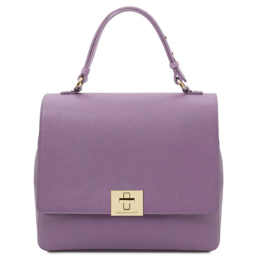 Silene Leather Handbag Backpack Convertible