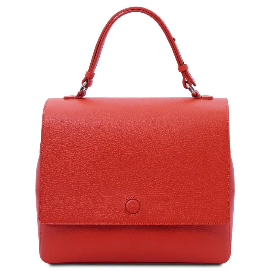 Silene Leather Handbag Backpack Convertible